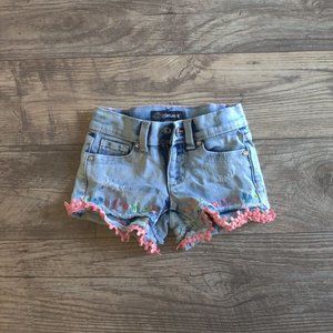 Jordache Girls light blue jean shorts